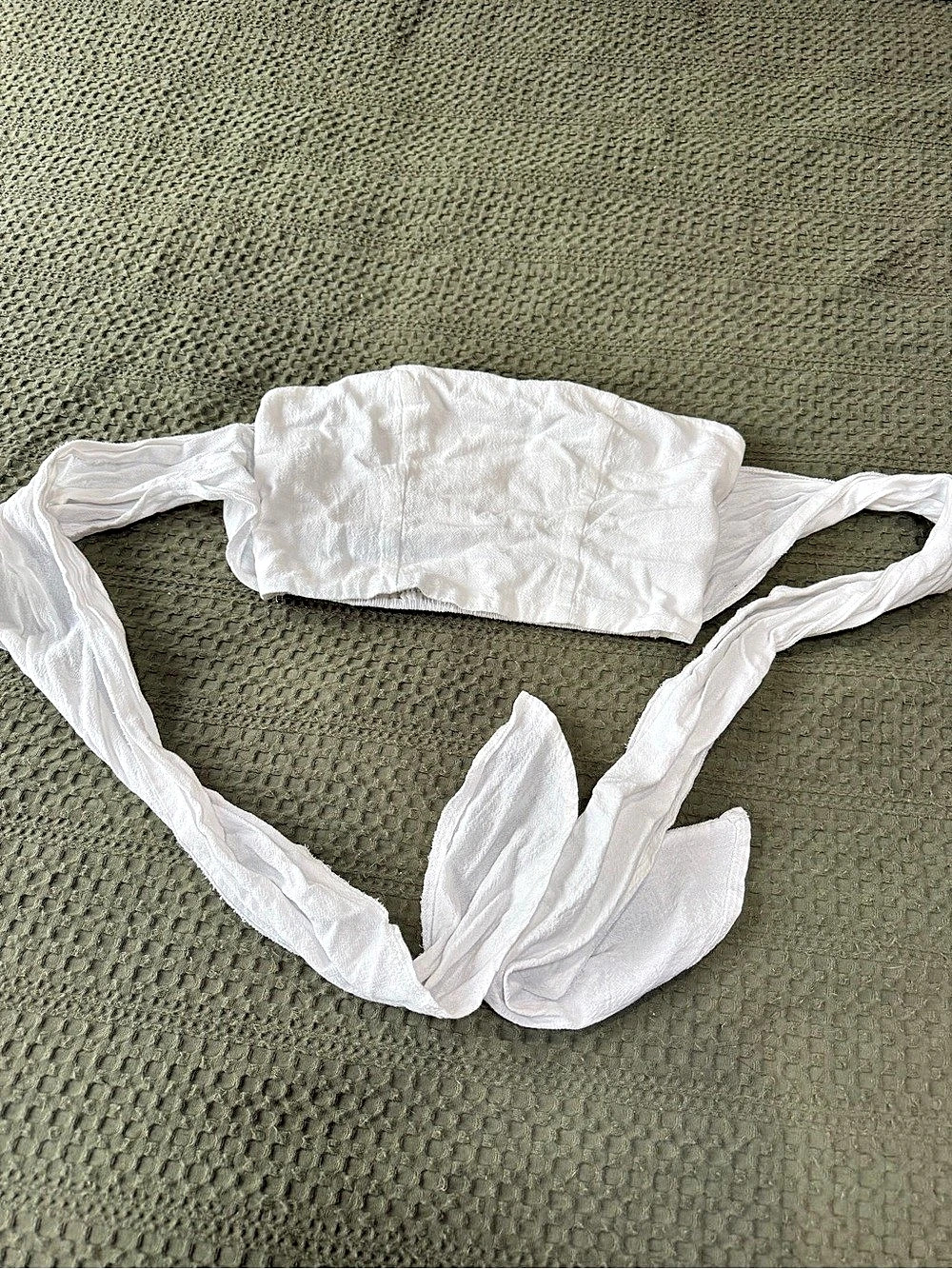 White bow tie shirt